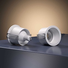 Встраиваемый светильник Elektrostandard Moll 25002/01 GU10 белый a064241 1
