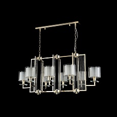 Подвесная люстра Crystal Lux Nicolas SP8 L1000 Gold/White 3