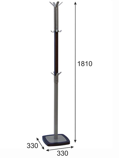 Напольная вешалка Мебелик Босс 1 002017 изображение 3 Напольная вешалка Мебелик Босс 1 002017 Фото № 3