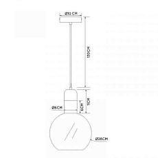 Подвесной светильник Lucide Julius 34438/28/65 1