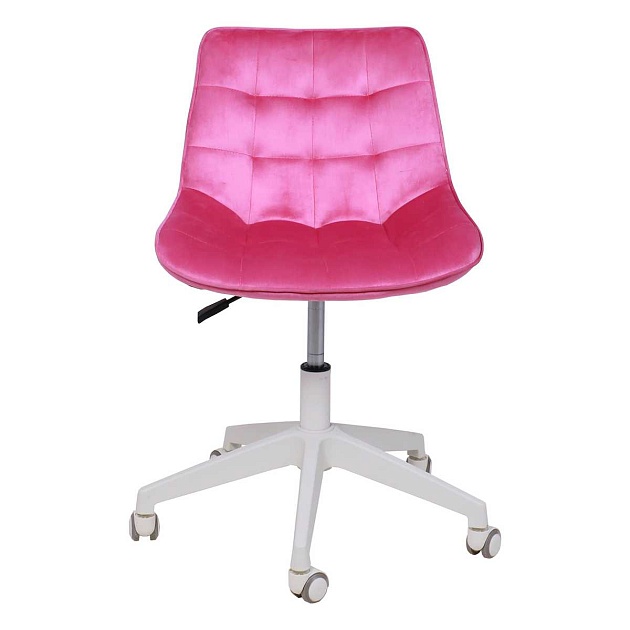 Поворотное кресло AksHome Carolyn велюр, фуксия 91956 изображение 14 Поворотное кресло AksHome Carolyn велюр, фуксия 91956 Фото № 14