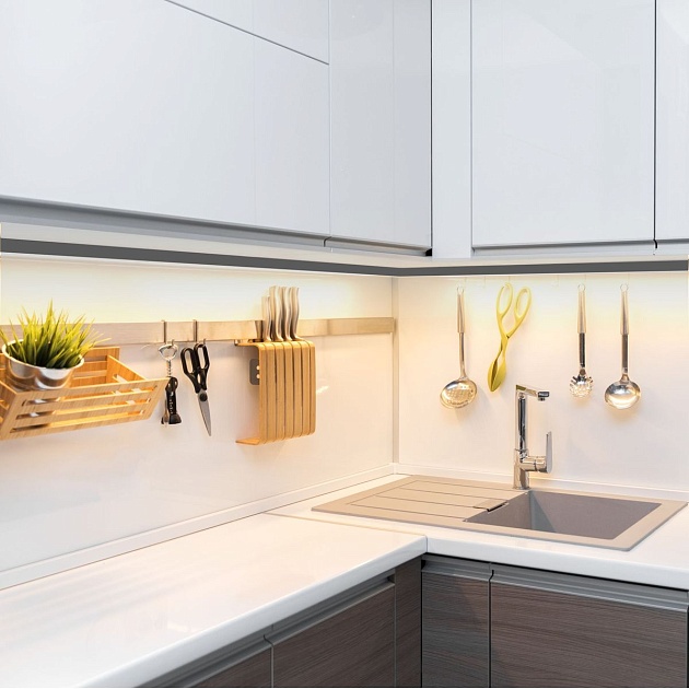 Профиль накладной черный 2м. Apeyron 08-01-01Ч Фото № 5