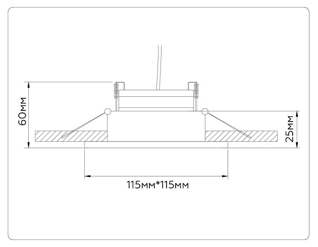 Встраиваемый светильник Ambrella light TECHNO SPOT TN52338 Фото № 6