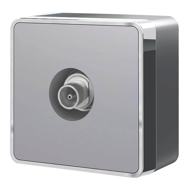 ТВ-розетка оконечная Werkel Gallant серебряный W5083006 4690389167201 изображение 1 ТВ-розетка оконечная Werkel Gallant серебряный W5083006 4690389167201 Фото № 1