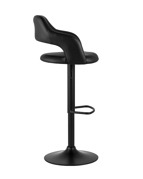 Барный стул Stool Group Рич черный черная ножка PEACHEY BLACK изображение 3 Барный стул Stool Group Рич черный черная ножка PEACHEY BLACK Фото № 3