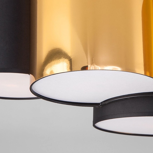 Потолочный светильник TK Lighting 3447 Mona Black/Gold Фото № 5