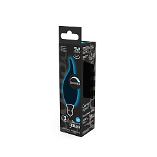 Лампа светодиодная диммируемая Gauss филаментная E14 5W 4100К прозрачная 104801205-D 1