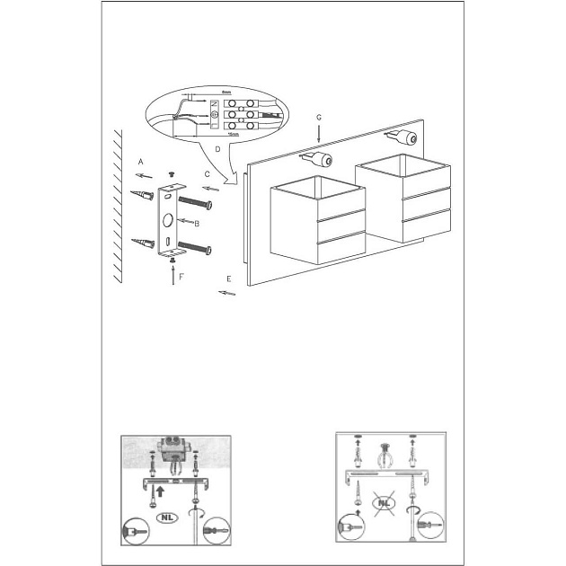 Настенный светильник Lucide Bok 17282/02/12 Фото № 2