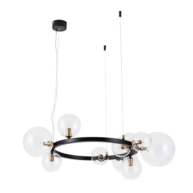 Подвесная люстра Arte Lamp Vincent A7790SP-10BK изображение 1 Подвесная люстра Arte Lamp Vincent A7790SP-10BK Фото № 1