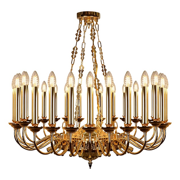 Подвесная люстра iLamp Louvre MD8551-30 GD изображение 1 Подвесная люстра iLamp Louvre MD8551-30 GD Фото № 1