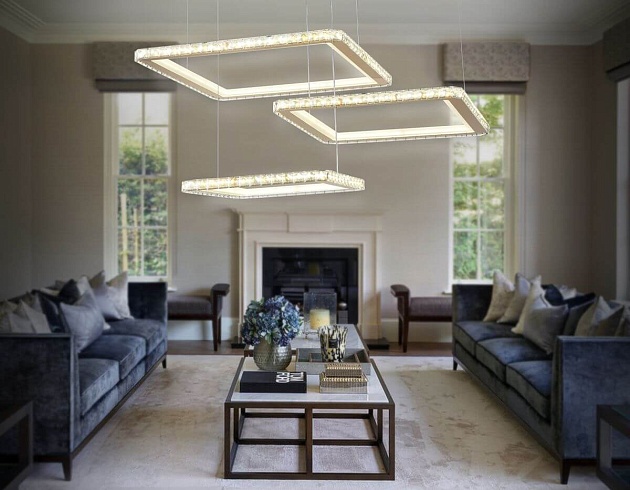 Подвесной светодиодный светильник Ambrella light Acrylica Ice FA1761 Фото № 6