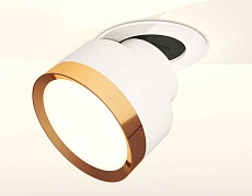 Комплект встраиваемого поворотного светильника XM8101503 SWH/PYG белый песок/золото желтое полированное GX53 (A2241, A2105, C8101, N8124) 1