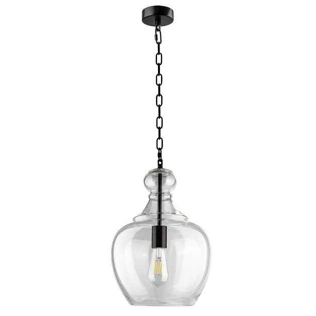 Подвесной светильник Crystal Lux CONSTANCIA SP1 BROWN Фото № 1