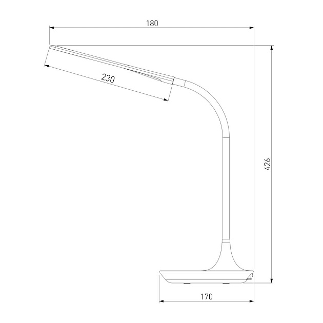 Настольная лампа Eurosvet Urban 80422/1 серебристый изображение 2 Настольная лампа Eurosvet Urban 80422/1 серебристый Фото № 2