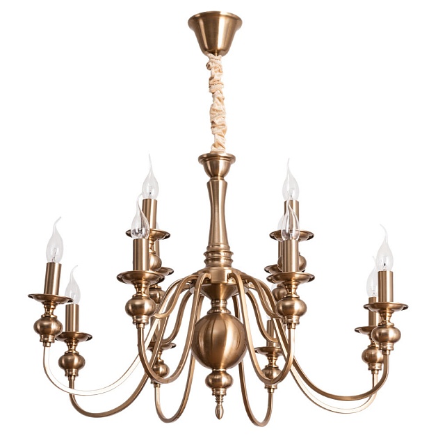 Подвесная люстра Arte Lamp Passoni A6097LM-12PB Фото № 1