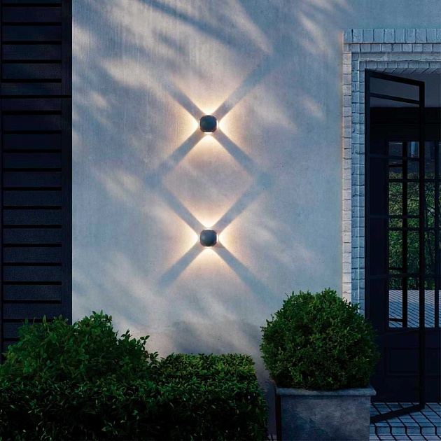 Уличный настенный светодиодный светильник Novotech Street Calle 358464 изображение 4 Уличный настенный светодиодный светильник Novotech Street Calle 358464 Фото № 4