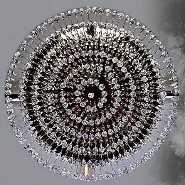 Потолочная люстра Artglass Persida Nickel CE изображение 3 Потолочная люстра Artglass Persida Nickel CE Фото № 3