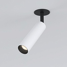 Встраиваемый светодиодный спот Elektrostandard Diffe 25040/Led белый/черный a058228