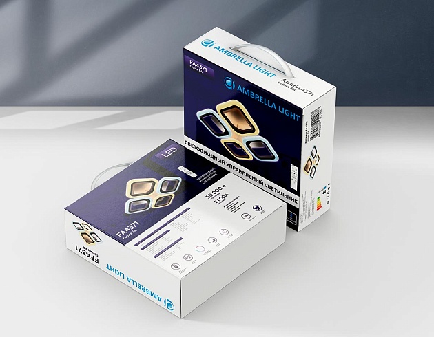 Потолочная светодиодная люстра Ambrella light Original FA4375 Фото № 2