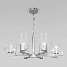 Подвесная люстра Eurosvet Arganie 60133/8 серебро