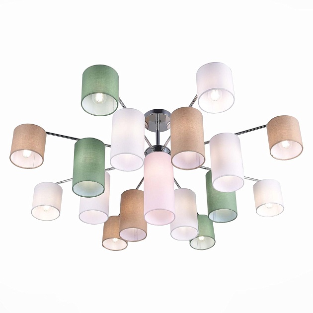 Потолочная люстра Evoluce Essenza SLE300602-17 изображение 5 Потолочная люстра Evoluce Essenza SLE300602-17 Фото № 5