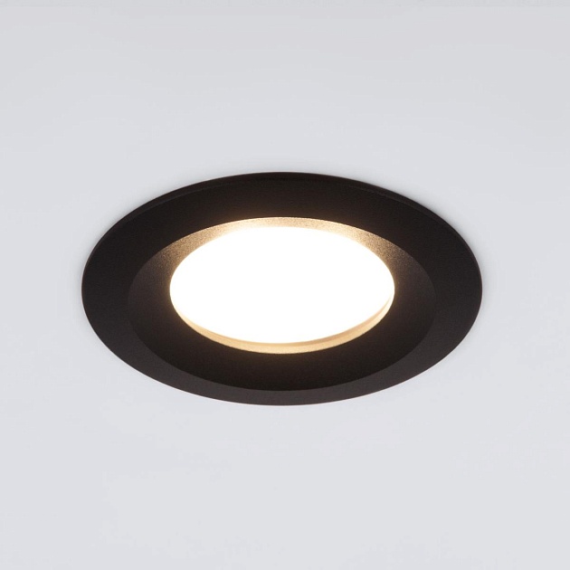 Встраиваемый светильник Elektrostandard 110 MR16 черный a053332 Фото № 1