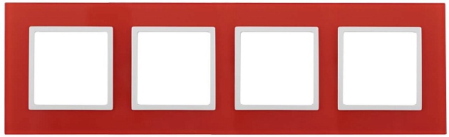 Рамка 4-постовая ЭРА Elegance 14-5104-23 Б0034532 Фото № 1