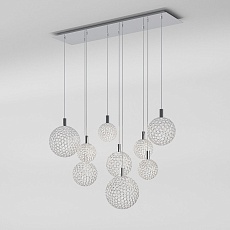 Подвесной светодиодный светильник Eurosvet Gemini 90353/9 хром 3