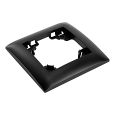 Рамка 1-постовая Stekker Эрна Элегант черный PFR00-9011-03 49661 5