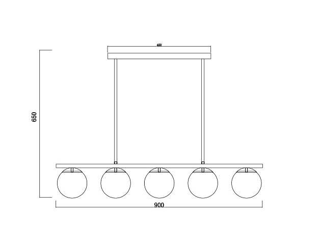 Подвесная люстра Freya Zing FR5199PL-05B изображение 2 Подвесная люстра Freya Zing FR5199PL-05B Фото № 2