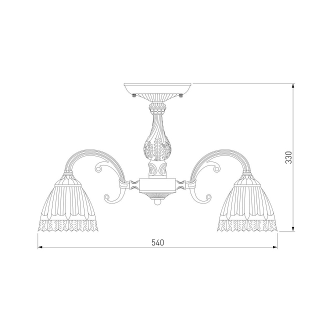 Потолочная люстра Eurosvet Campina 60107/5 античная бронза изображение 2 Потолочная люстра Eurosvet Campina 60107/5 античная бронза Фото № 2