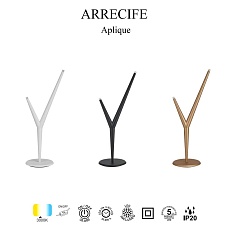 Настольная лампа Mantra Arrecife 9222 5