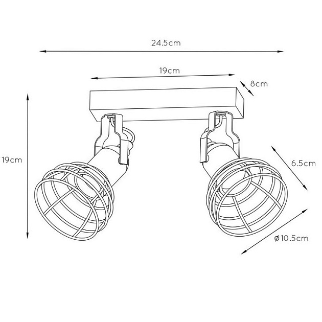 Спот Lucide Paulien 08927/02/66 изображение 2 Спот Lucide Paulien 08927/02/66 Фото № 2
