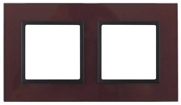 Рамка 2-постовая ЭРА Elegance 14-5102-25 Б0034497 Фото № 1