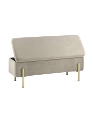 Банкетка Stool Group Болейн с ящиком велюр бежевый 20A544VF-MOMO-3 3