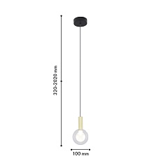Подвесной светодиодный светильник Favourite Kula 4377-1P 1