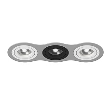 Комплект из светильника и рамки Lightstar Intero 16 (217639+217606+217607+217606) i639060706