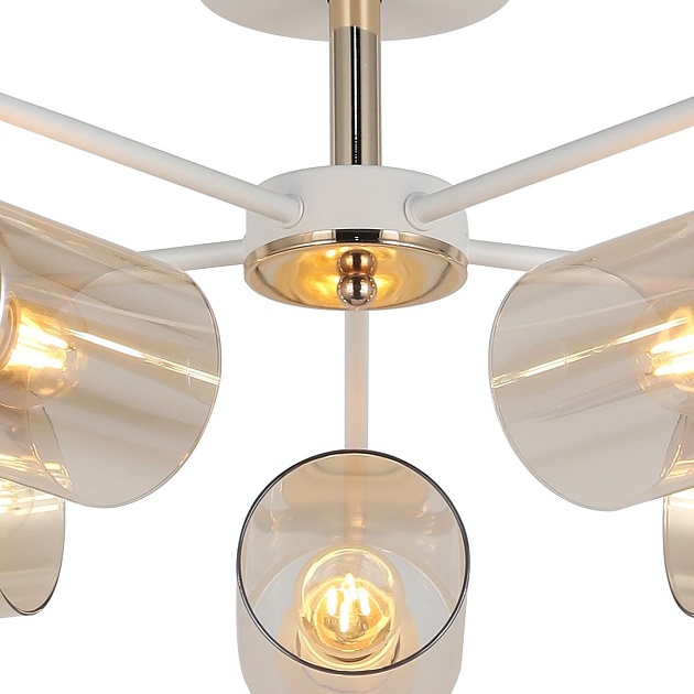Потолочная люстра Illumico IL8248-5COU-79 WH GD Фото № 2