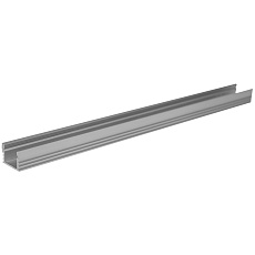 Профиль алюминиевый накладной ELF для LED, 2000х12х16мм ELF-ПН1216
