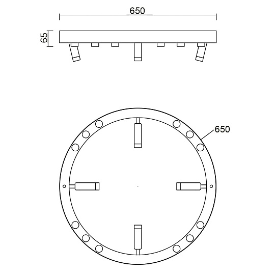 Потолочный светильник Vele Luce Satellite VL7172L12 Фото № 5