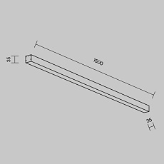 Линейный светильник Maytoni Technical LL311005 1