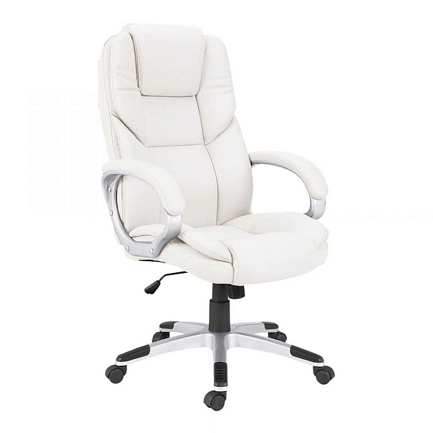 Кресло руководителя AksHome Leon белый, экокожа 56771 изображение 1 Кресло руководителя AksHome Leon белый, экокожа 56771 Фото № 1