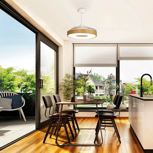 Потолочная светодиодная люстра-вентилятор Mantra COIN 8217 Фото № 4