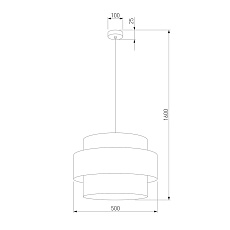 Подвесной светильник TK Lighting 2783 Trio 1