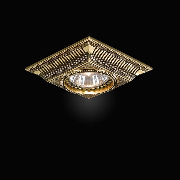 Встраиваемый светильник Reccagni Angelo Spot 1084 Oro изображение 1 Встраиваемый светильник Reccagni Angelo Spot 1084 Oro Фото № 1