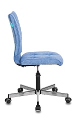 Офисное кресло Бюрократ CH-330M/VELV86 голубой Velvet 86 крестовина металл 1