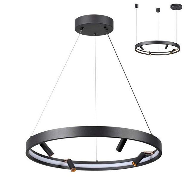 Подвесная светодиодная люстра Odeon Light Hightech Fonda 4317/58L Фото № 1