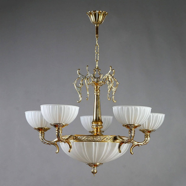 Подвесная люстра Ambiente Valencia 02227/5 WP Фото № 1