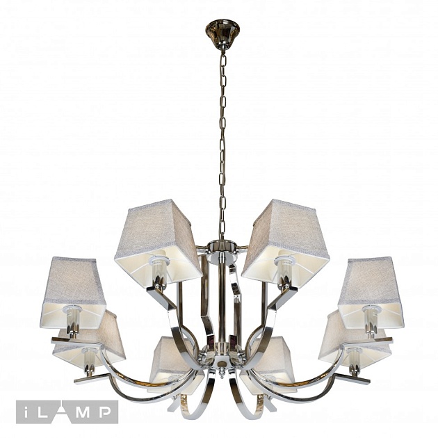 Подвесная люстра iLamp Hilton 6943-8 CR Фото № 2