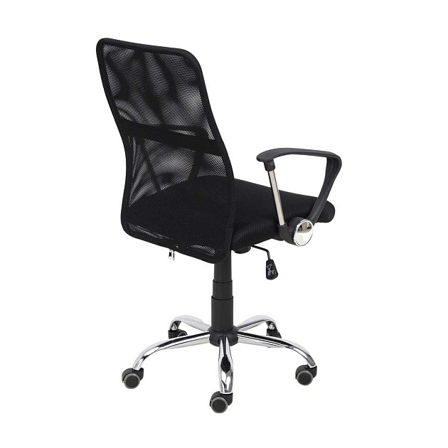 Офисное кресло AksHome Gamma черный + черный, сетка + ткань 84768 Фото № 10